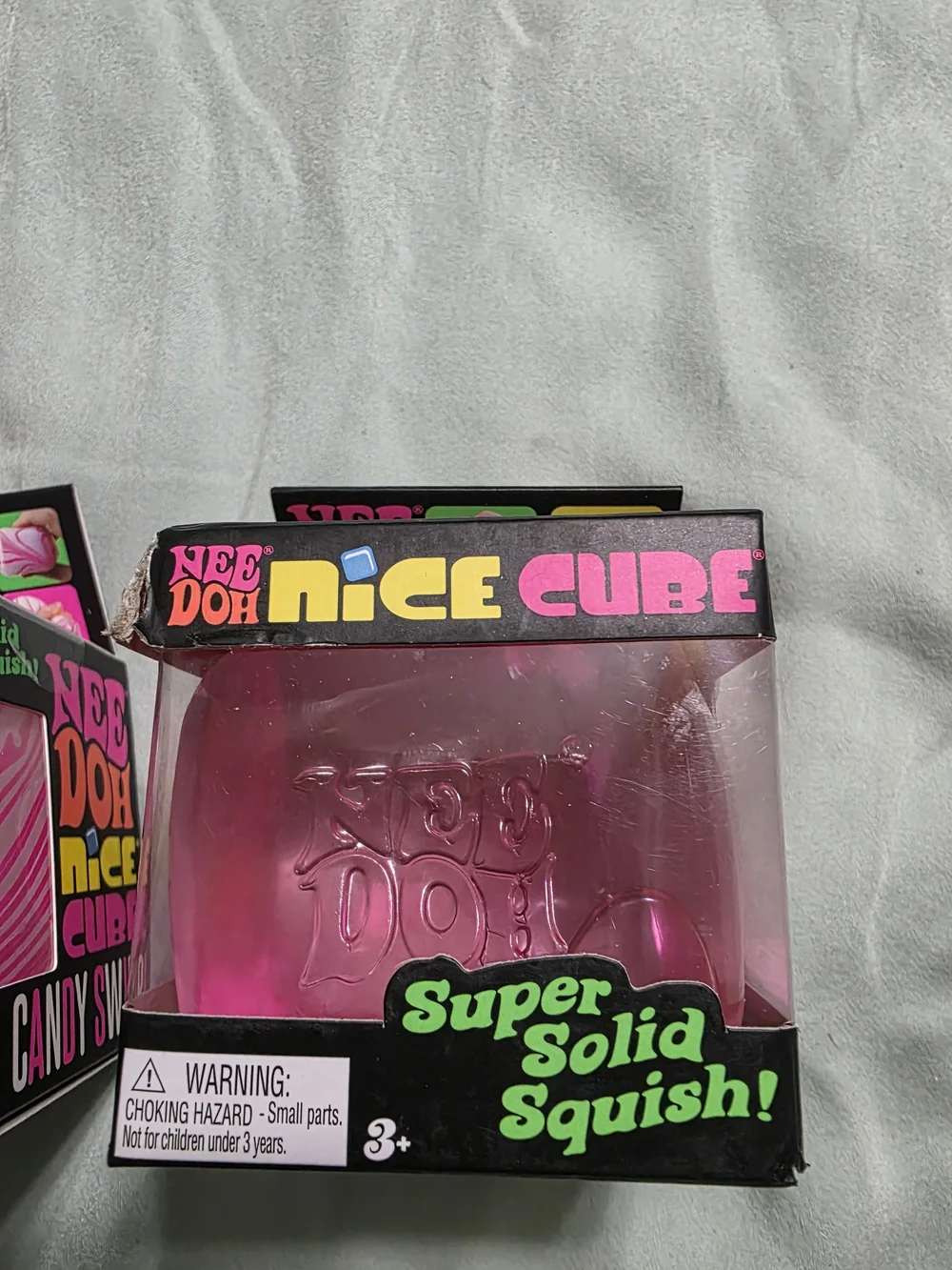 Needoh Nice Cube & Candy Swirl Squishy Bundle